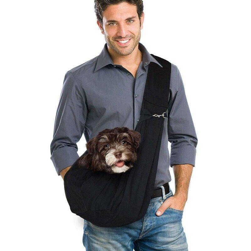 Pet Carrier, Hand Free Sling Adjustable Padded Strap Tote Bag Breathable Sh