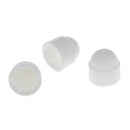 10 Pcs Nut and Bolt Covers M6 10x13mm White Plastic Dome Bolt Nut Hex Hexagon