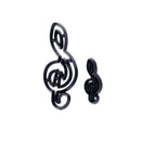 10PCS/set Music Notes Cookie Cutter Plastic Sugarcraft Fondant Cutter WLBX