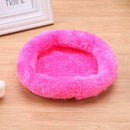 Animal Pet Hamster House Bed Washable Winter Warm Soft Mat(Rose Red)(L) A
