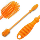 Bottle Wash Silicone Kitchen Cleaning Brush Wash Glass Brush Narrow Neck Wa P2B7
