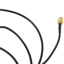 CO-174SMAX200-005 Black RG174 SMA Coaxial Cable, 50 Ohm, SMA Male to SMA Ma R1P1