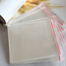 100 x New Resealable Clear Plastic Storage Sleeves For Regular CD Cases ATA Hs