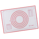 Baking Mats Silicone Cake Dough Kneading Rolling Non-Stick Sheet Red