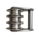 High Strength 316 Stainless Steel Windsurfing Sail Tack Triple Pulley Roller