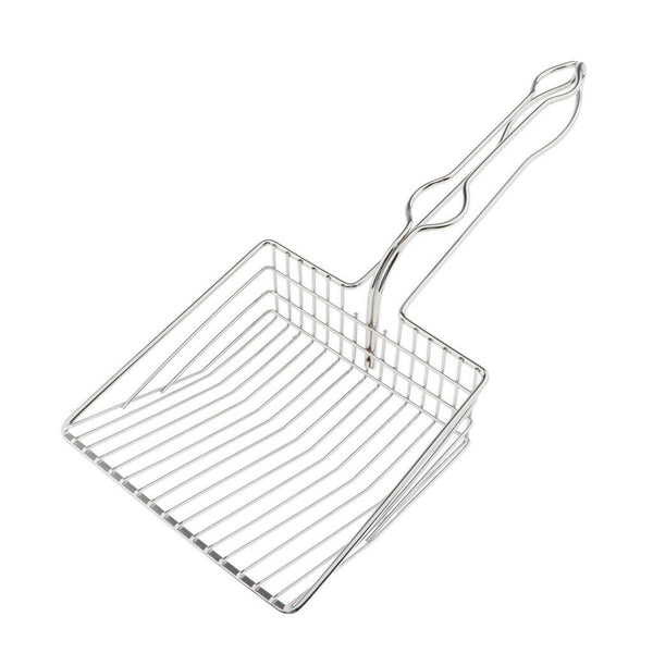Cat Litter Scooper, Non-Stick Free Storage Holder, Durable Metal Shovel with