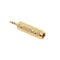 4X 6.35mm Plug to 3.5mm M/F Audio Adapter Converter Connector for Headphone
