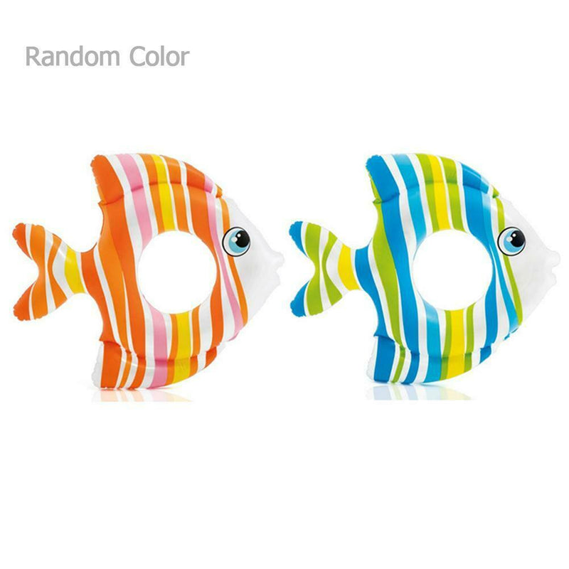 Cartoon Fish Baby Swimming Ring Pool Armpit Float Toddler Water Swim Toys