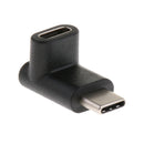 USB C Male to Female Adapter 90Degree Type-C Extension Converter