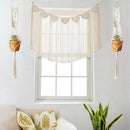 Macrame Plant Hangers Indoor Wall Hanging Planter Holder Cotton Rope Home B