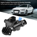 Car Auto Engine Coolant Thermostat Housing Assembly 06B121111K for Audi A4