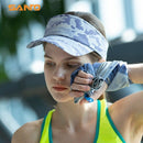 Santo Women Men Outdoor Running Empty Top Hat Sport Marathon Visor Cap Ultr