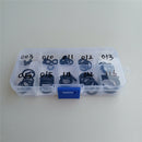 50Pcs 10 Sizes Dive O-Ring Kit for Scuba Diving Tank Valves, Hoses, Regulators,