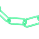 Green plastic individual extension hanger clothes rack chain Z3K9