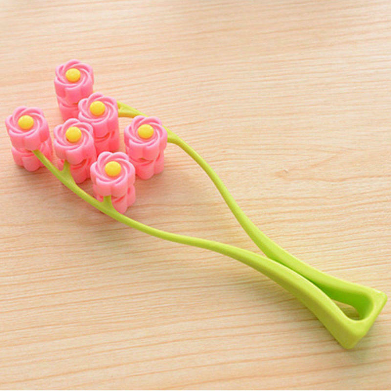 Flower Shape Face Roller Massage  Remove Chin Neck Facial Massager Beaut UMX