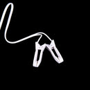 Electrode Lead Wires with 2 Ear Clips for Tens Machine Massager 2.5mm ES