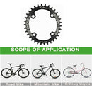 Vxm Bicycle Crank Chainwheel 96 Bcd Oval Narrow Wide Chainring Road Bike CraA1F3