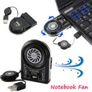Mini Flexible Vacuum Air Extracting LED USB Cooler Cooling Fan For Notebook %o