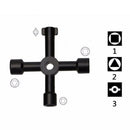 4Way Utility Key Gas Plumbing Metal Radiator Bleed Electric Meter Stop Cock Tap~