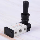 4H210-08 5 ways 2 position pneumatic mechincal hand lever valve M&O