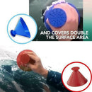Magical Car Windshield Ice Scraper Cone Shaped Snow Remover Funnel (Black)