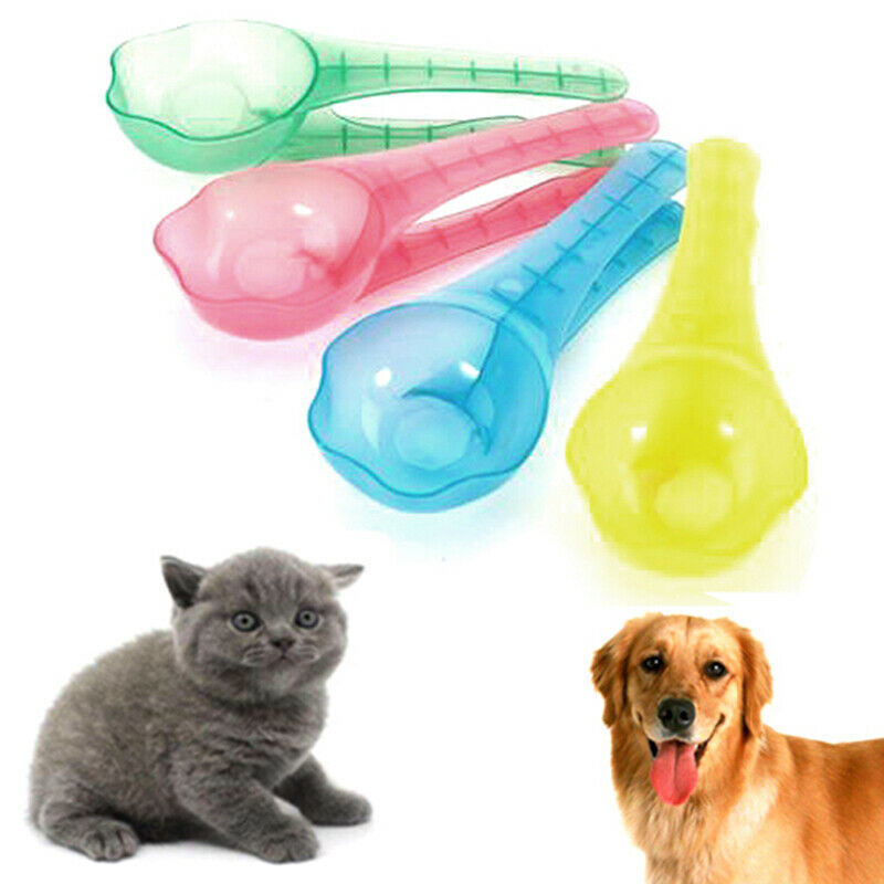 Pet Food Spoon Dog Bowl Multi-Function Cat Scoop Water Fountain Feeding Suppl JR