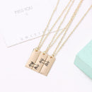 3pcs/set Creative Feather Arrow Pattern Necklace Pendant For Gift Q3Q0 N7Y2