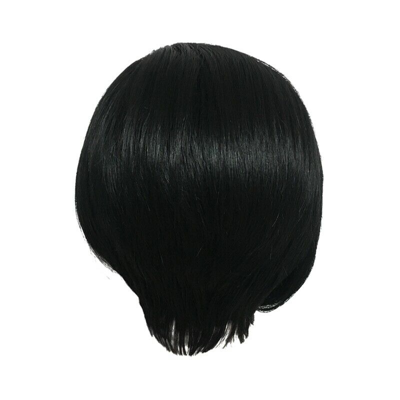 10 Inch Synthetic Short Straight Hair Wigs For Women Black Wig Short Bob Wi D4S7