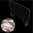 Nail Salon Sneeze Guard Acrylic Freestanding Barrier Checkout Shield Screen