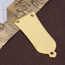 3 Holes Metal Bell Style Truss Rod Cover for Electrical Guitar Bass(Golden)