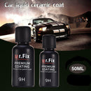 50mL 9H Hydrophobic Anti-scratch Car Care Glass Coating Liquid Ceramic Coat