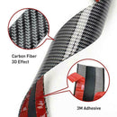 Carbon Fiber Car Door Plate Sill Scuff Cover Car Threshold Strip Decoration Z0W1