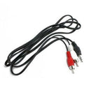 3.5mm to 2RCA Male Aux Cable 3.5 Jack RCA Audio Cables for Computer Phone DVD
