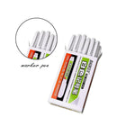 2PCS Marker White Bulk Oil-Ink Marker Pens Stationery 3mm Fine Tip Gift New