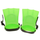 Kids Adults Adjustable Fins Swimming Diving Swimming Fins - Green, S: 25-30