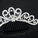 Wedding Bridal Comb Tiara Rhinestone Crystal Crown Pageant Prom Hair Headband