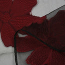 Fashion Elegant Women Flower yarn Long Scarf Soft Shawl Gift Wine Red J2N5
