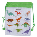 Dinosaur Gift Bag Non-woven Bag Backpack Kids Travel School Drawstring BaME