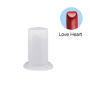 3 piece set DIY 12.1mm simple lipstick filling tube Heart-shaped silicone m U2K4