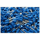 Blue PVC Sleeve Insulated Pin Crimp Terminals Connector for 21 AWG 1000 Pcs H9J5