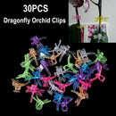 30Pcs Dragonfly Orchid Clips Orchid Grower Support Garden Plant Vine ClipsJ Gw