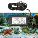 Waterproof Electronic Digital LCD Pet Aquarium Thermometer w/ Probe(Black) A