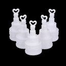 5Pcs Cake Empty Bubbles Soap Bottles Romantic Wedding Birthday Party Decor M3C