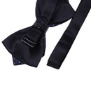 Wedding Party Fashion Festival staple Adjustable Fancy Tie Bow Tie (Navy)