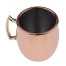Small Moscow Mule Copper Mugs- Handcrafted Heavy Mug Cups with Double Walled -