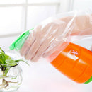 200PCS Plastic Clear Disposable Gloves Garden Restaurant Home Food Baking Tools