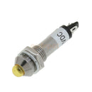 10pcs LED 8mm Car Panel Indicator Light 12V Amber