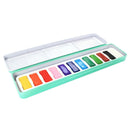12 Colours Portable With Box Gift Solid Watercolor Set Professional Art Supplies