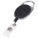 Retractable Reel Recoil ID Badge Lanyard Name Tag Key Card Holder Belt C Kw