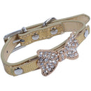 Pretty Bling Rhinestone Pet Collar Chihuahua for dogs leash Dog Harness set F2U6